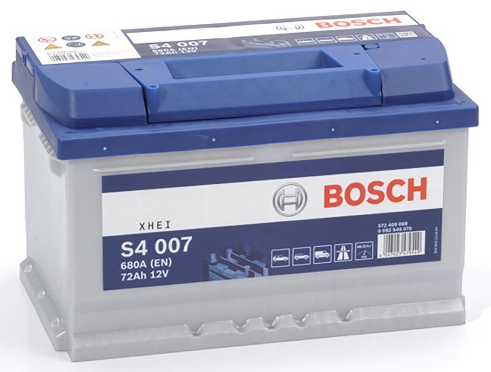 Batterie BOSCH 72 Ah - S4 007 - ref. 0 092 S40 070 au meilleur