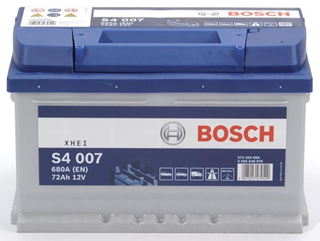 Batterie (de voiture) BOSCH 72.0 Ah - S4 007 - ref. 0 092 S40 070