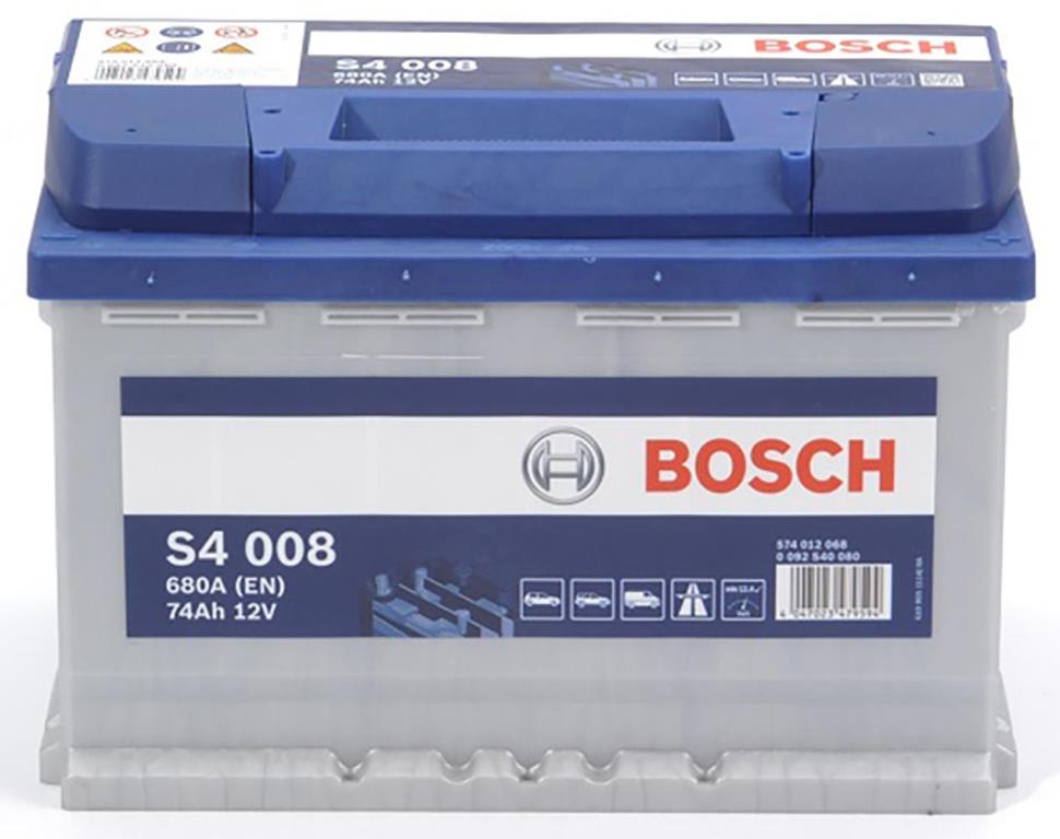 Batterie (de voiture) BOSCH 74.0 Ah - S4 008 - ref. 0 092 S40 080