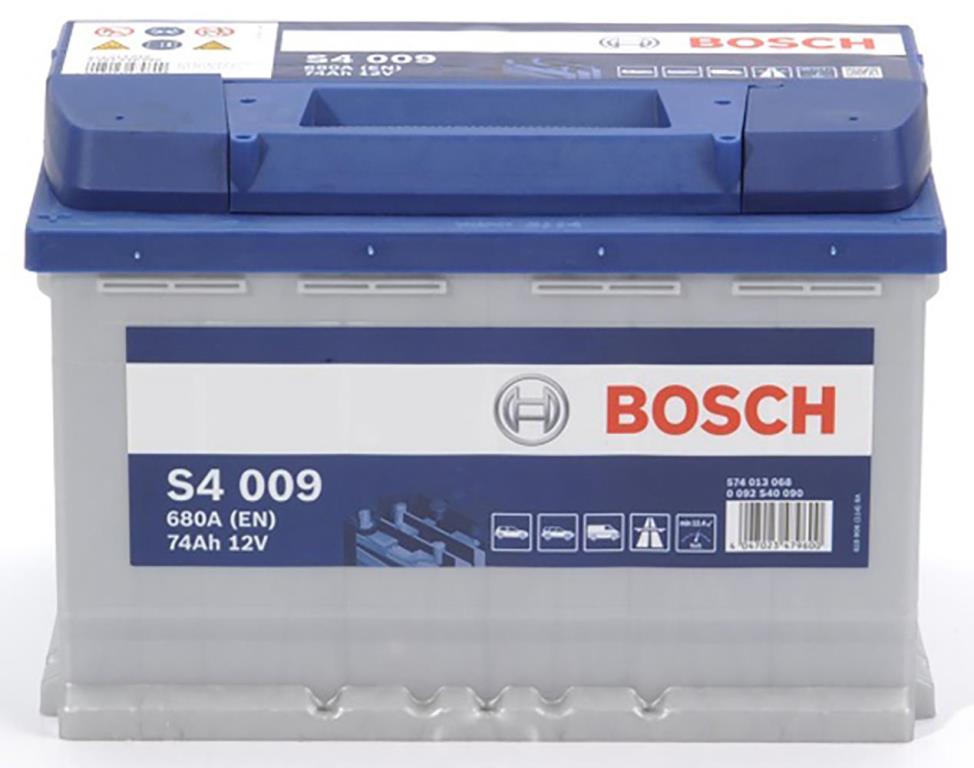 Batterie (de voiture) BOSCH 74.0 Ah - S4 009 - ref. 0 092 S40 090