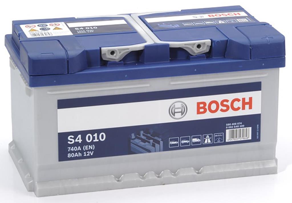 Batterie BOSCH 80 Ah - S4 010 - ref. 0 092 S40 100 au meilleur