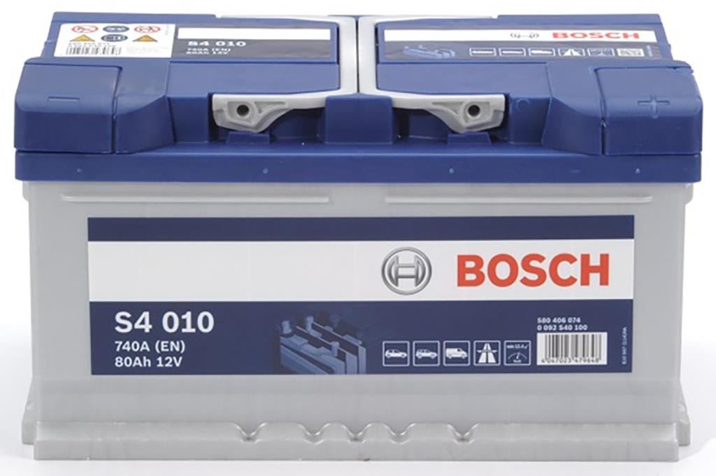 Batterie (de voiture) BOSCH 80.0 Ah - S4 010 - ref. 0 092 S40 100