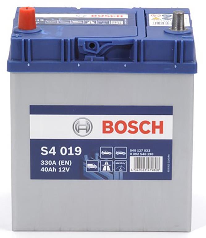 Batterie (de voiture) BOSCH 40.0 Ah - S4 019 - ref. 0 092 S40 190