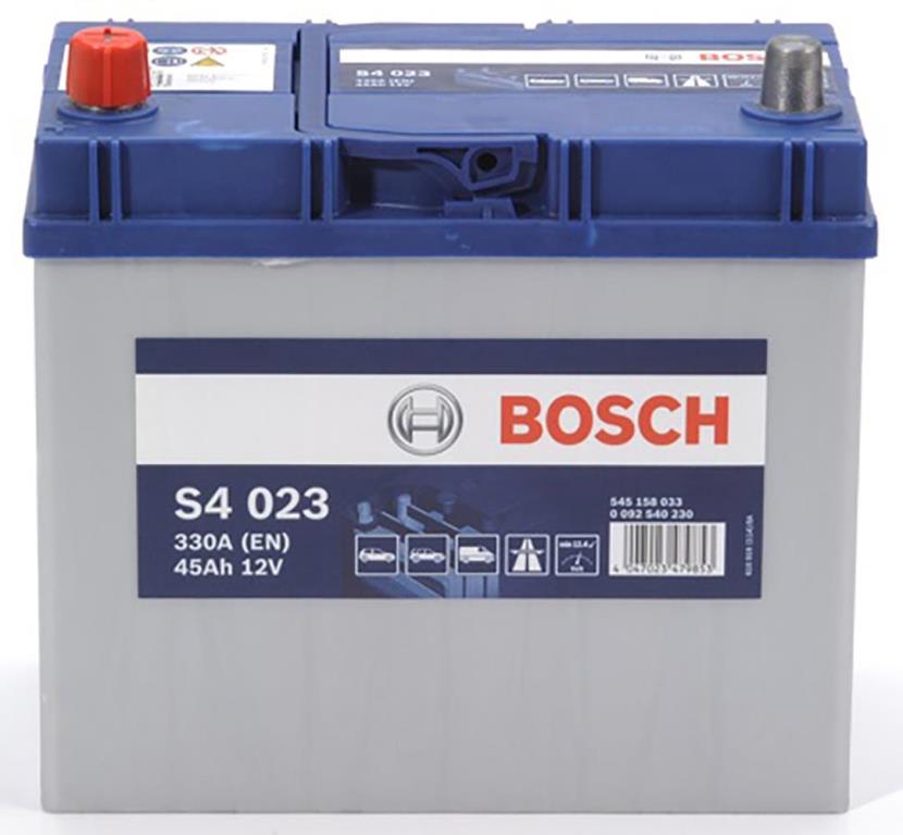 Batterie (de voiture) BOSCH 45.0 Ah - S4 023 - ref. 0 092 S40 230