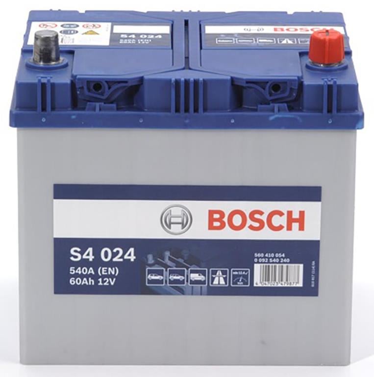Batterie (de voiture) BOSCH 60.0 Ah - S4 024 - ref. 0 092 S40 240