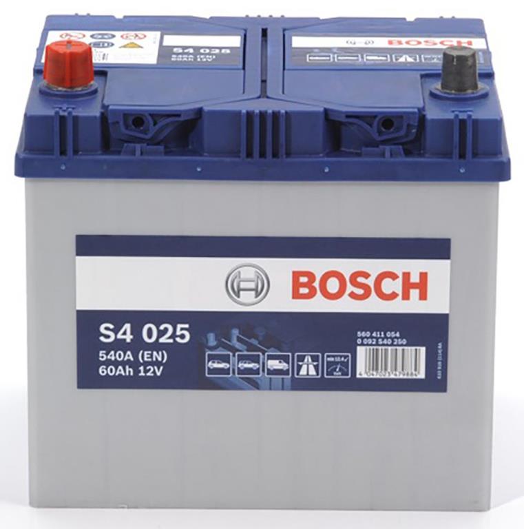 Batterie (de voiture) BOSCH 60 Ah - S4 025 - ref. 0 092 S40 250