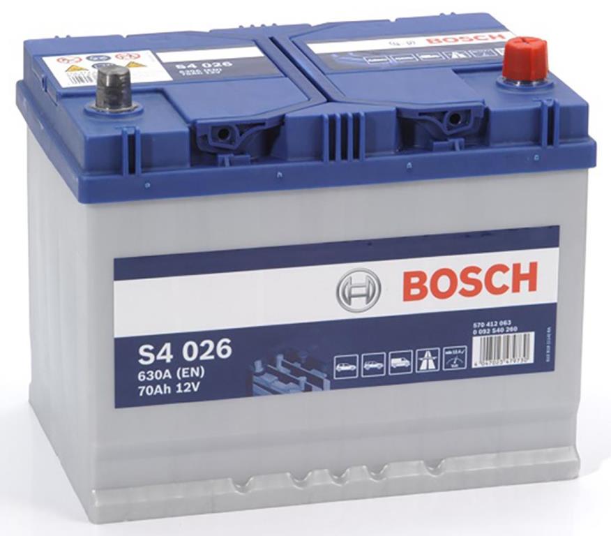 Batterie BOSCH 70 Ah - S4 026 - ref. 0 092 S40 260 au meilleur