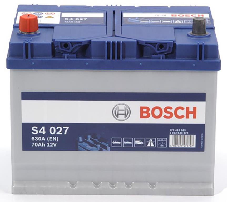 Batterie (de voiture) BOSCH 70.0 Ah - S4 027 - ref. 0 092 S40 270