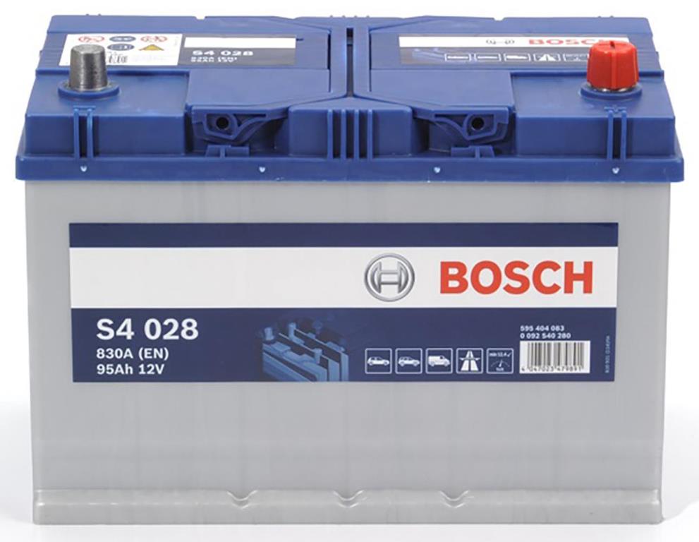 Batería (de coche) BOSCH 95.0 Ah - S4 028 - ref. 0 092 S40 280