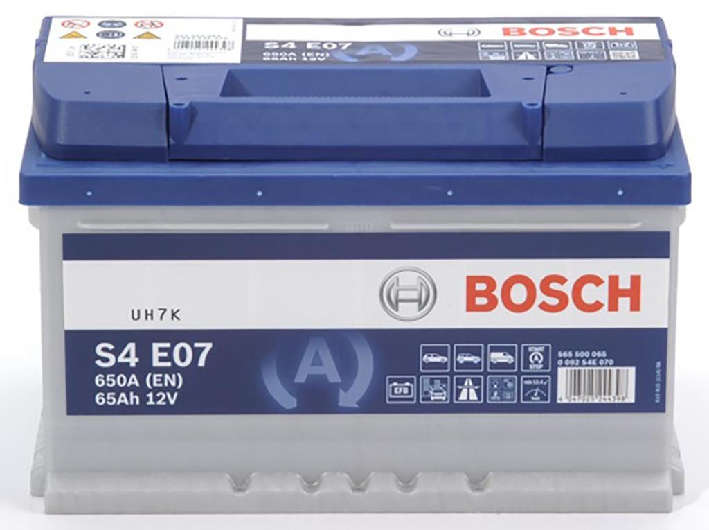 Batterie (de voiture) BOSCH 65.0 Ah - S4E 07 - ref. 0 092 S4E 070