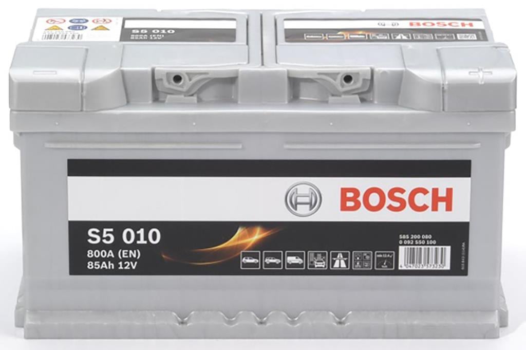 Batterie (de voiture) BOSCH 85.0 Ah - S5 010 - ref. 0 092 S50 100