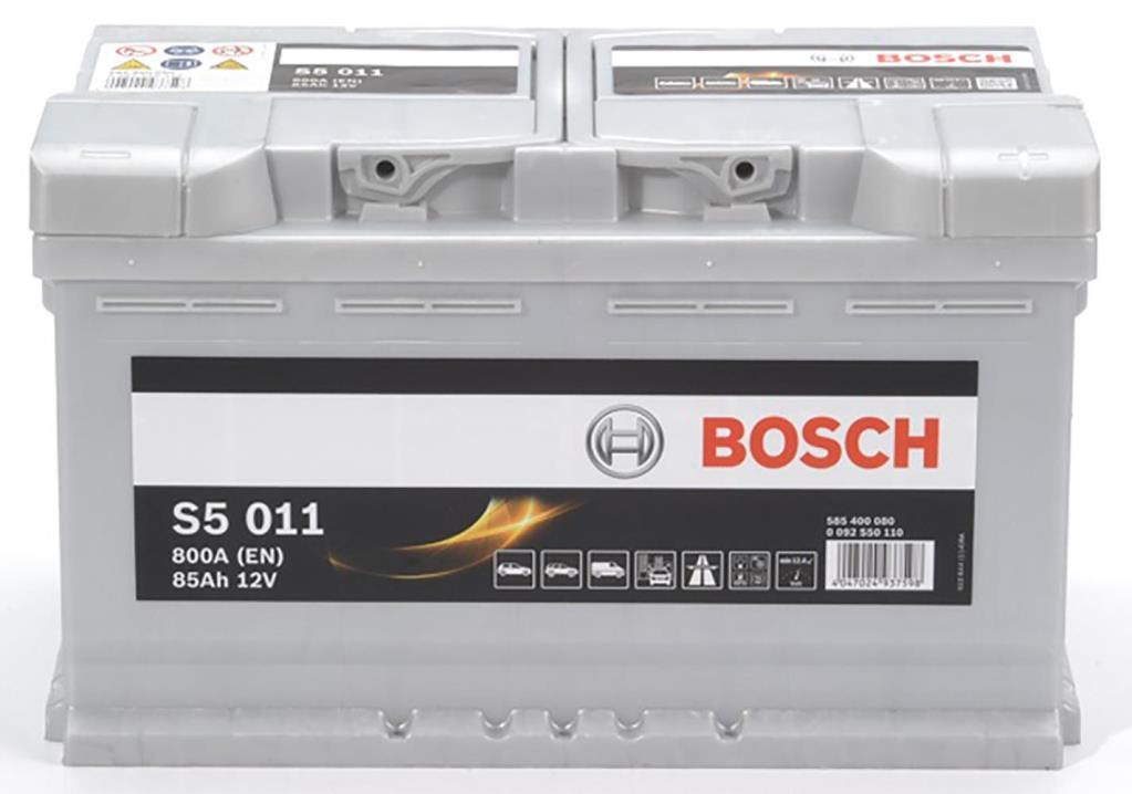 Batterie (de voiture) BOSCH 85.0 Ah - S5 011 - ref. 0 092 S50 110