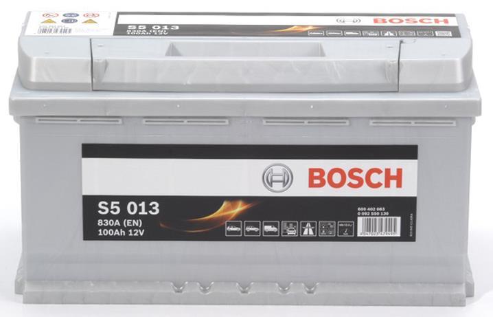 Batterie (de voiture) BOSCH 100.0 Ah - S5 013 - ref. 0 092 S50 130