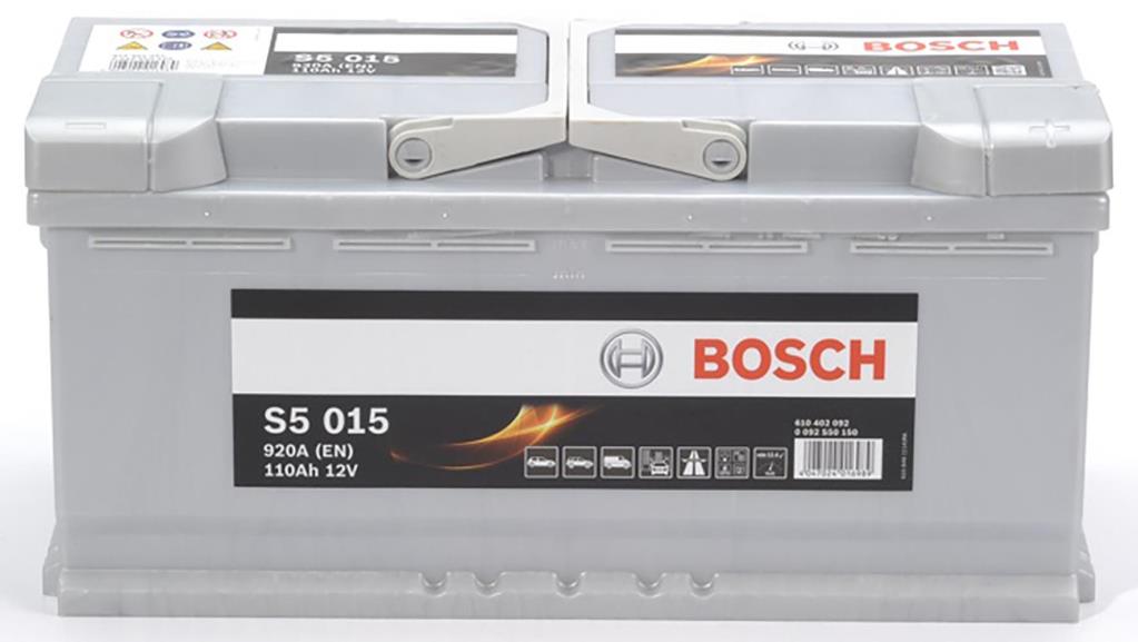 Batterie (de voiture) BOSCH 110.0 Ah - S5 015 - ref. 0 092 S50 150