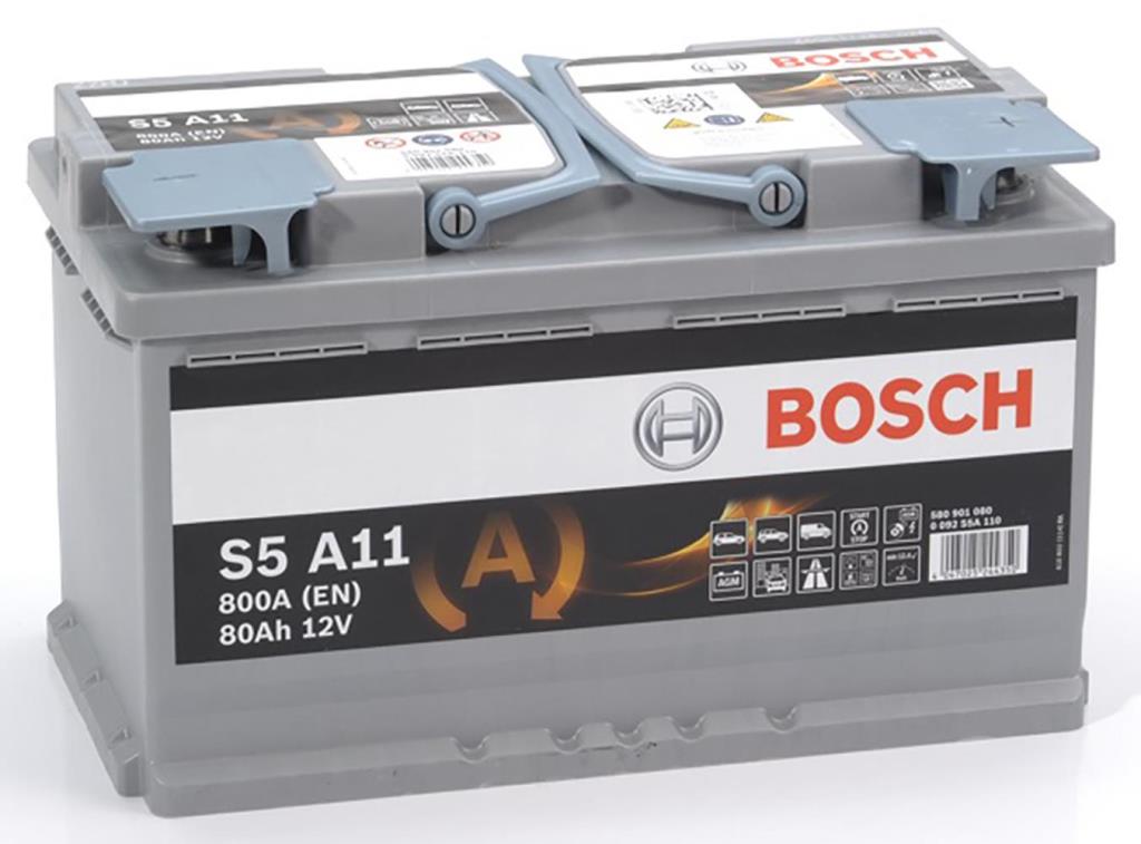 Batterie BOSCH 80 Ah - S5 A11 - ref. 0 092 S5A 110 au meilleur