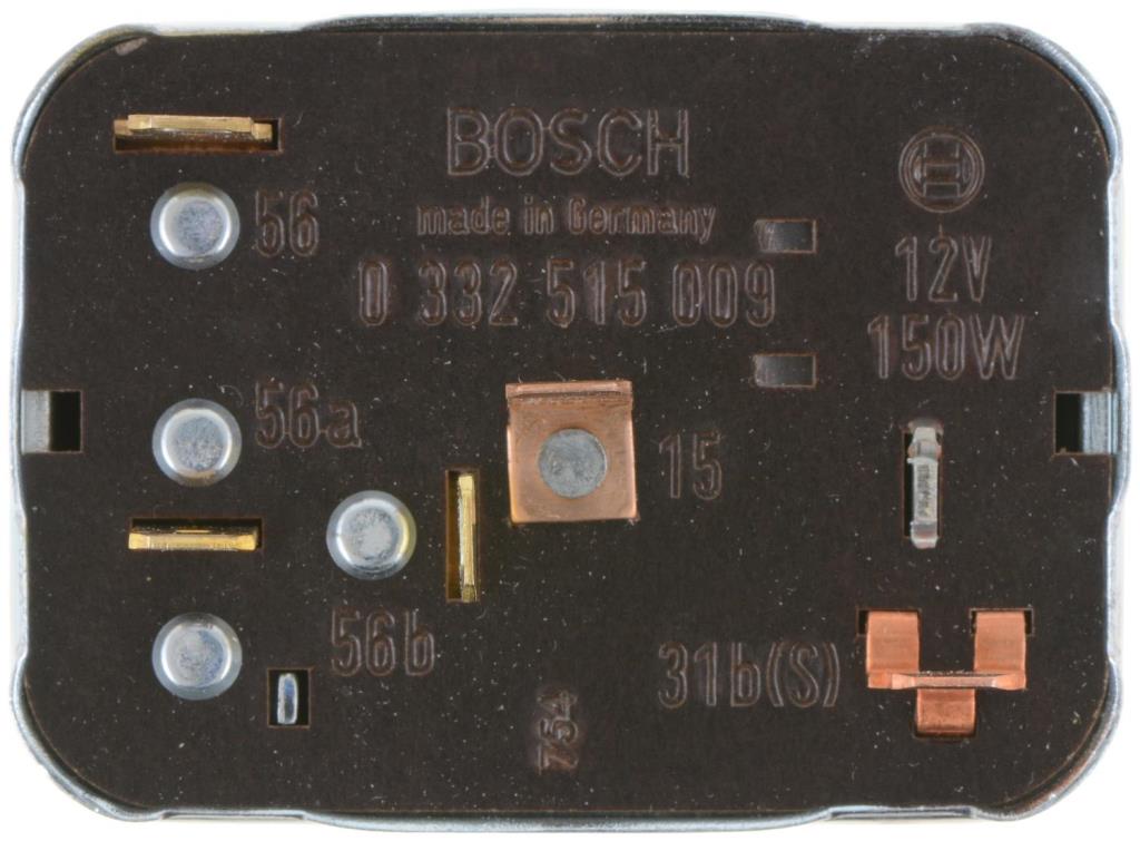 Relé, luz de cruce BOSCH 0 332 515 009
