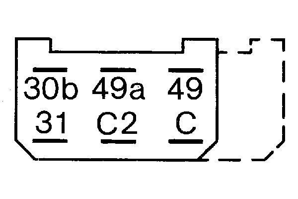 Centrale clignotante BOSCH ref. 0 335 210 143