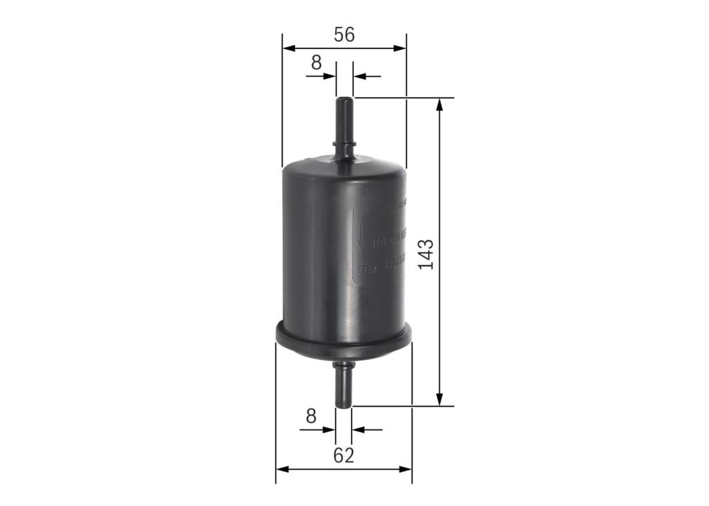 Filtre à carburant (Filtre à gasoil) BOSCH ref. 0 450 902 161