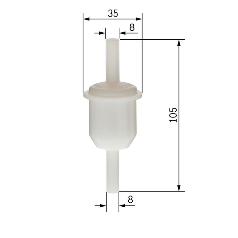Filtre à carburant (Filtre à gasoil) BOSCH ref. 0 450 904 058