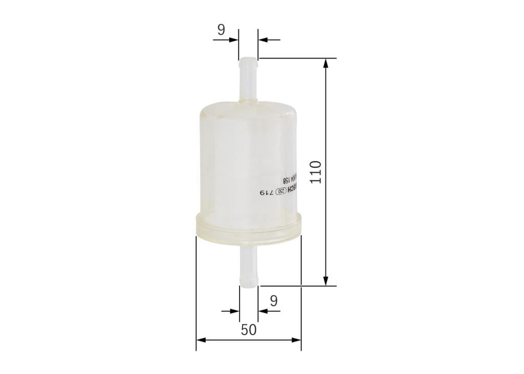 Filtre à carburant (Filtre à gasoil) BOSCH 0 450 904 158