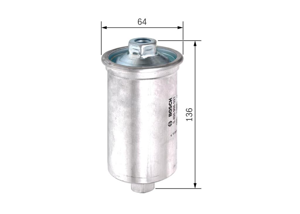 Filtre à carburant (Filtre à gasoil) BOSCH ref. 0 450 905 021