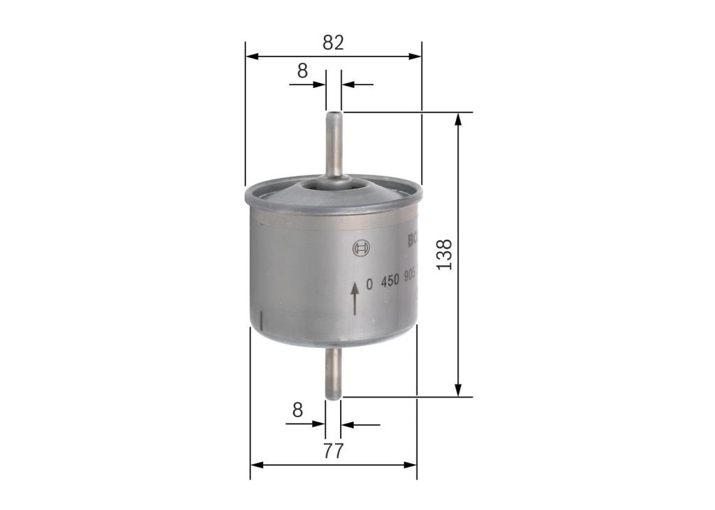 Filtre à carburant (Filtre à gasoil) BOSCH ref. 0 450 905 324