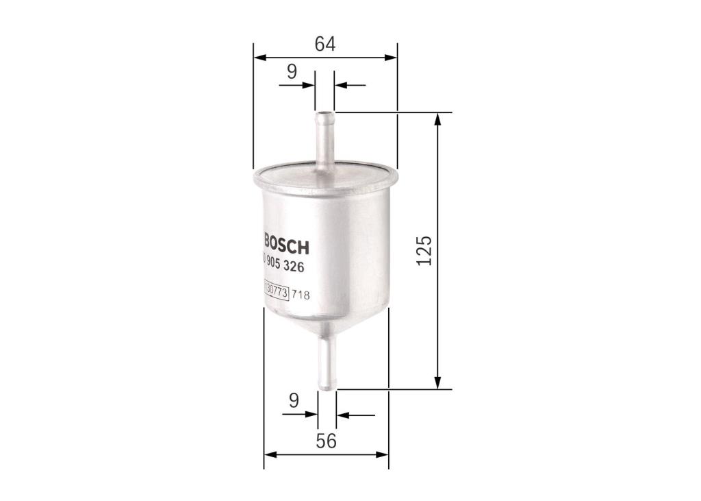 Filtro combustible BOSCH ref. 0 450 905 326