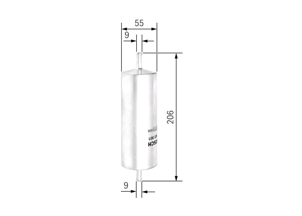 Filtro combustible BOSCH ref. 0 450 905 901