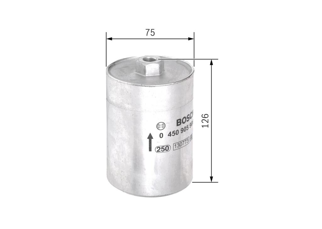 Filtre à carburant (Filtre à gasoil) BOSCH ref. 0 450 905 906