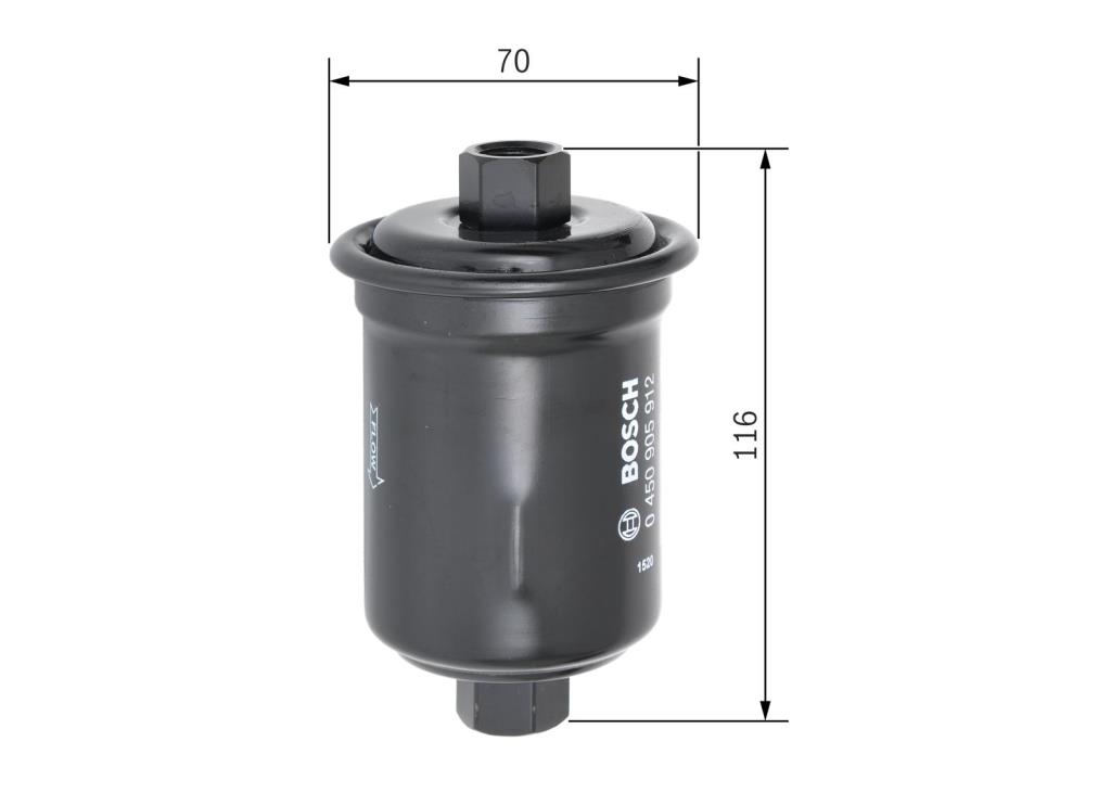 Filtre à carburant (Filtre à gasoil) BOSCH ref. 0 450 905 912