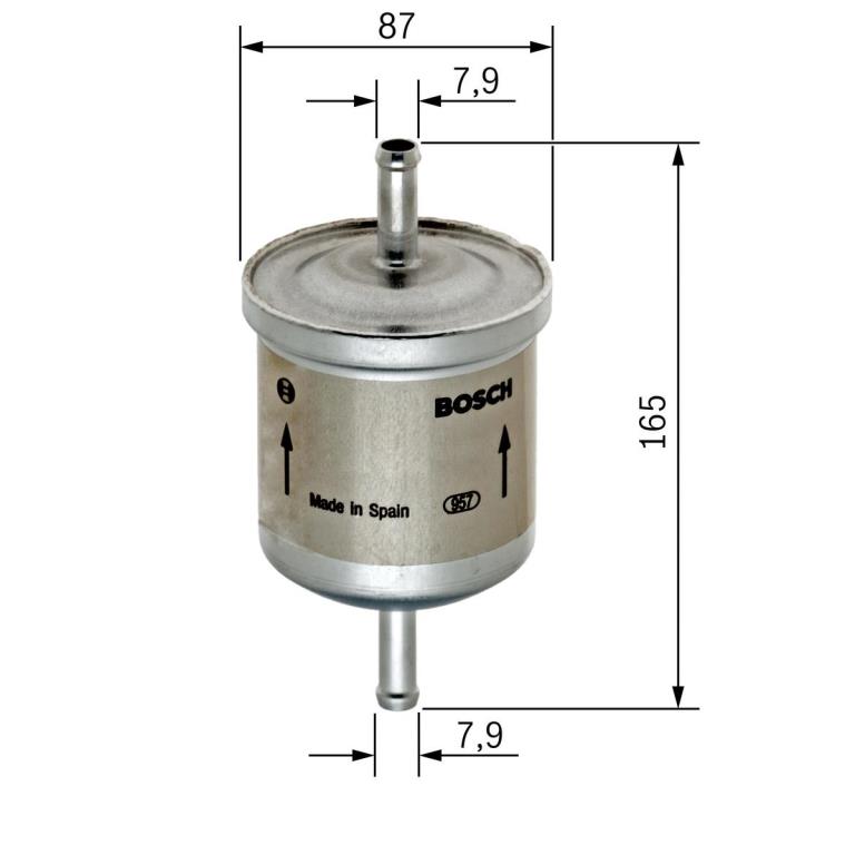 Filtre à carburant (Filtre à gasoil) BOSCH ref. 0 450 905 921