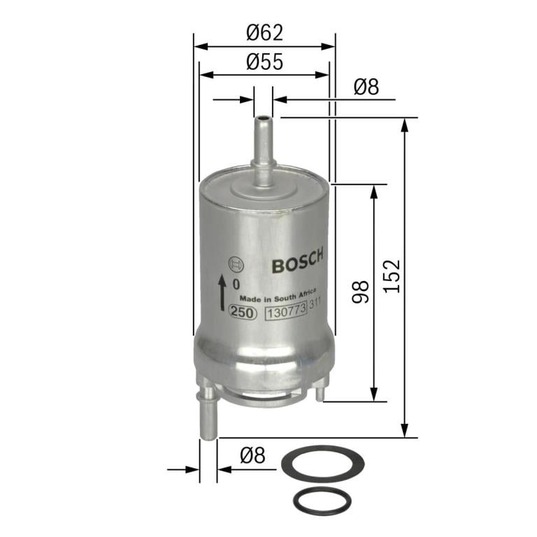 Filtre à carburant (Filtre à gasoil) BOSCH ref. 0 450 905 925