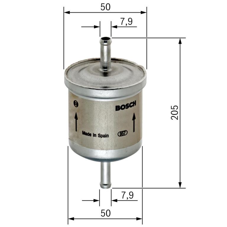 Filtre à carburant (Filtre à gasoil) BOSCH ref. 0 450 905 926