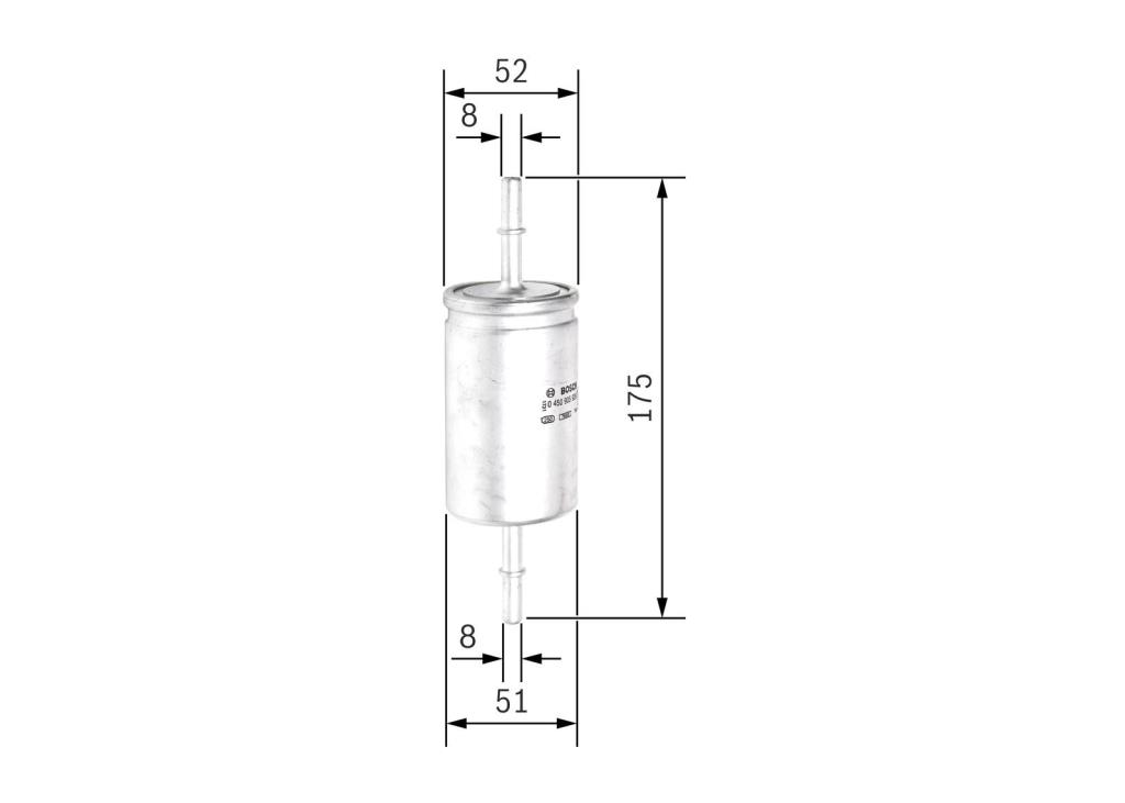 Filtre à carburant (Filtre à gasoil) BOSCH ref. 0 450 905 939