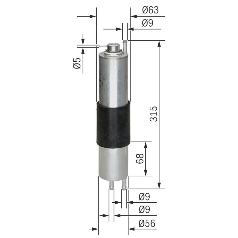Filtre à carburant (Filtre à gasoil) BOSCH ref. 0 450 905 952
