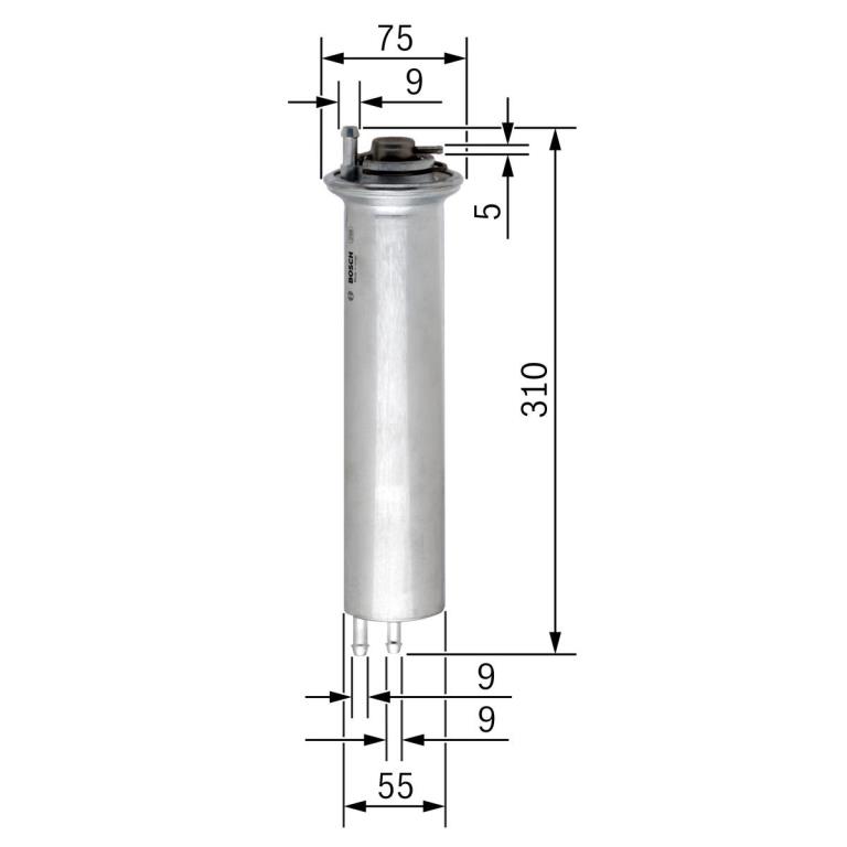 Filtre à carburant (Filtre à gasoil) BOSCH ref. 0 450 905 960