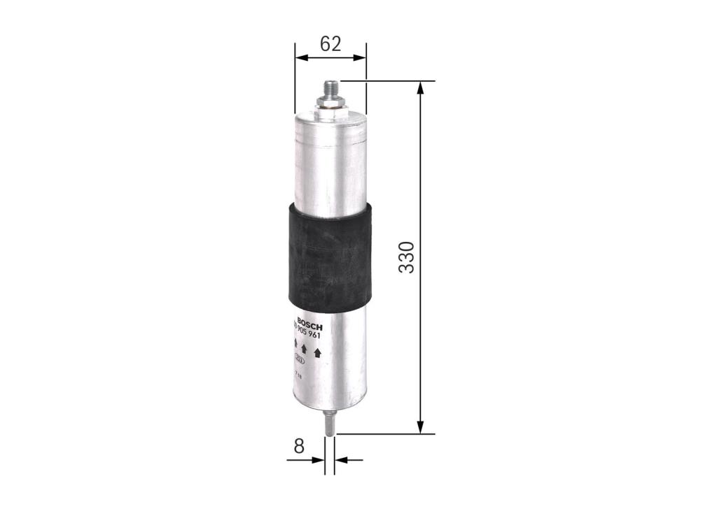 Filtre à carburant (Filtre à gasoil) BOSCH ref. 0 450 905 961