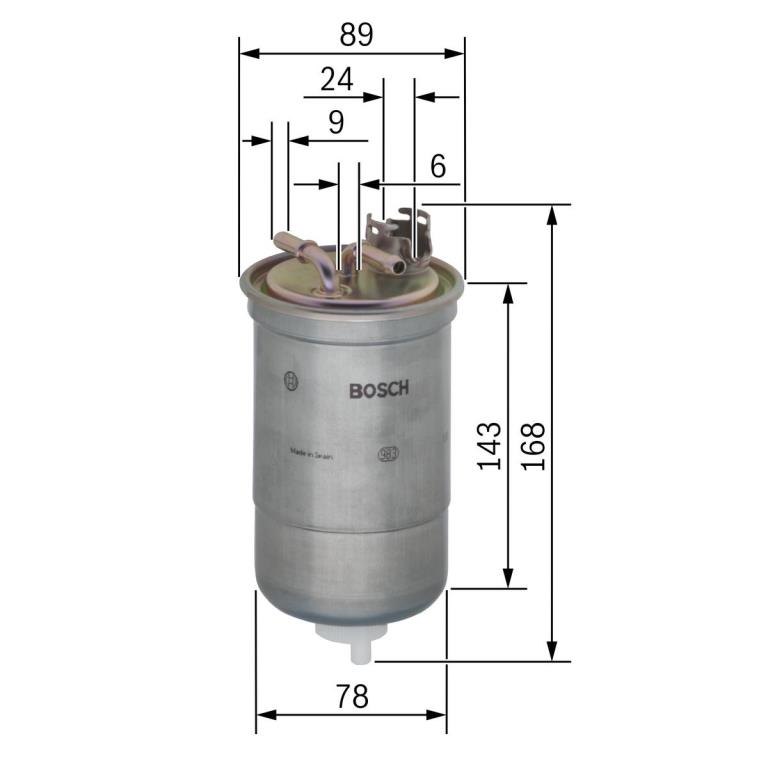 Filtro de combustível BOSCH ref. 0 450 906 274