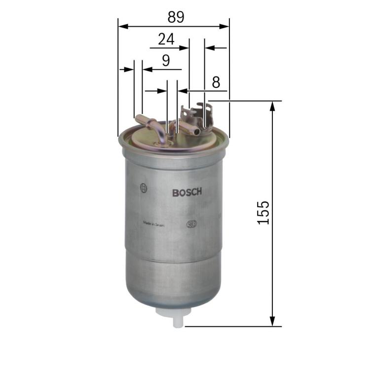 Filtre à carburant (Filtre à gasoil) BOSCH ref. 0 450 906 409
