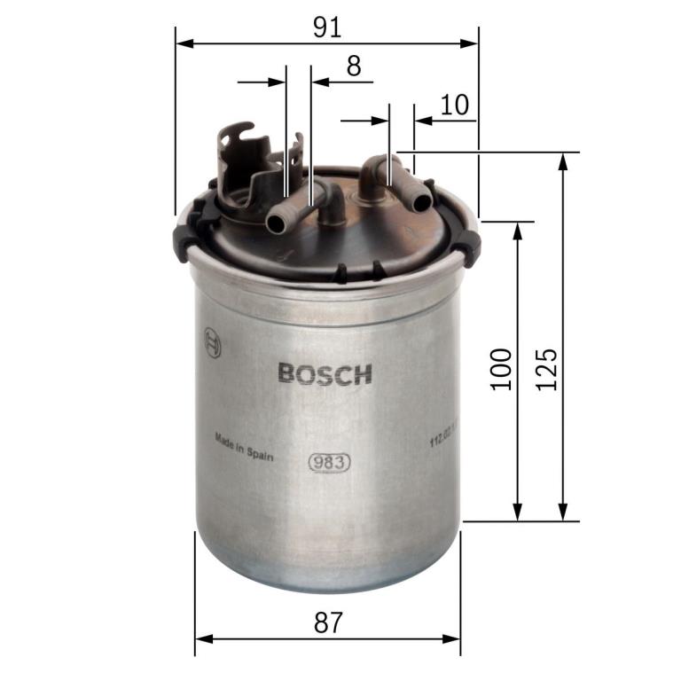 Filtre à carburant (Filtre à gasoil) BOSCH ref. 0 450 906 426