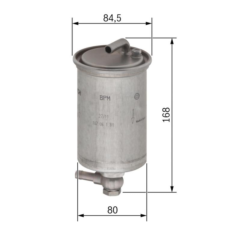 Filtro combustible BOSCH ref. 0 450 906 431