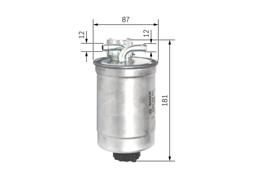 Filtre à carburant (Filtre à gasoil) BOSCH 0 450 906 453