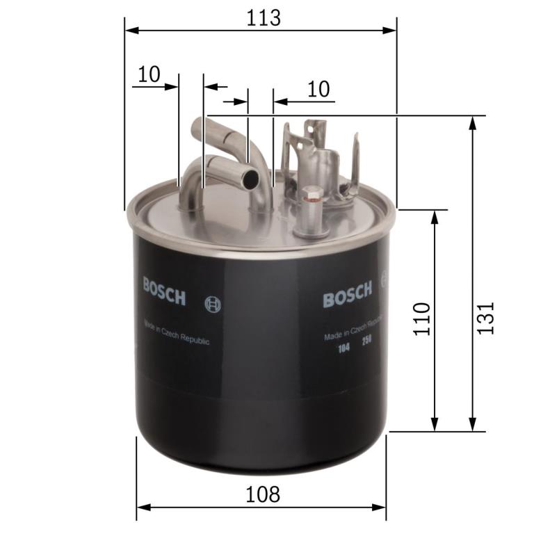 Filtro combustible BOSCH ref. 0 450 906 458