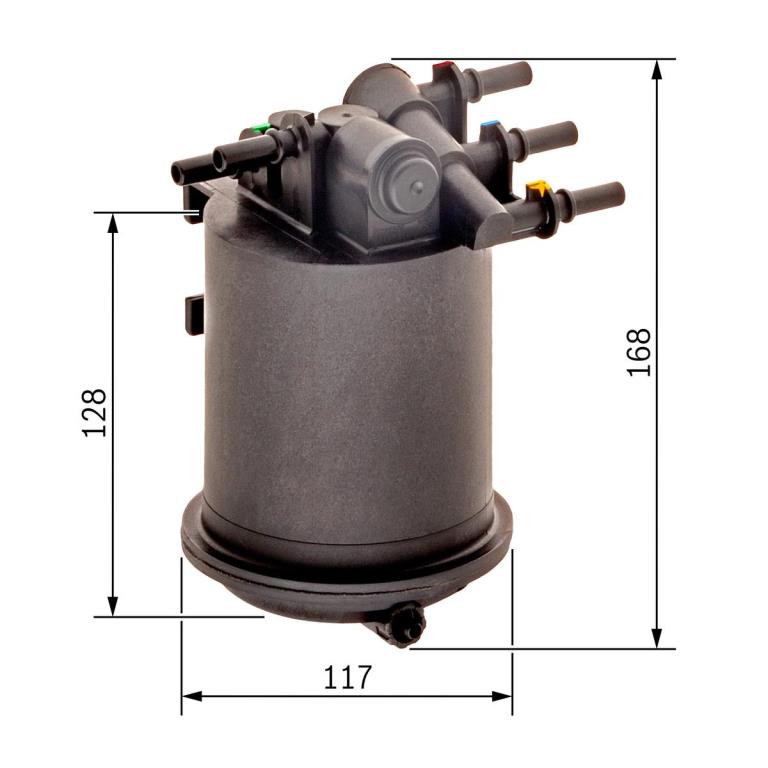 Filtre à carburant (Filtre à gasoil) BOSCH ref. 0 450 906 461