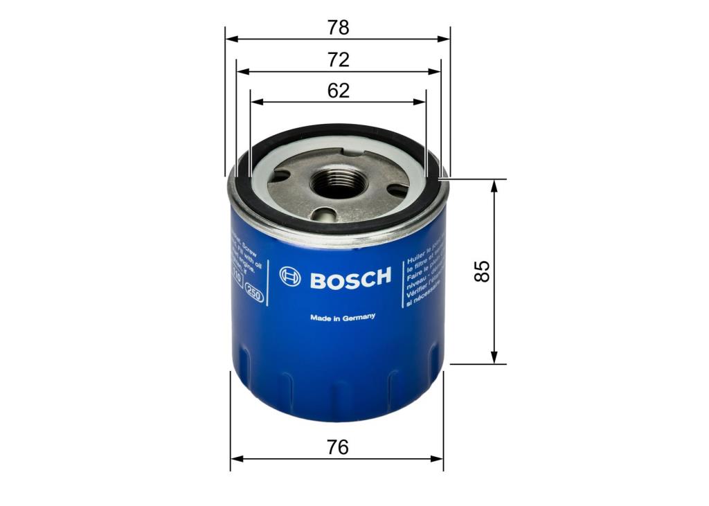 Filtro de aceite BOSCH ref. 0 451 103 261