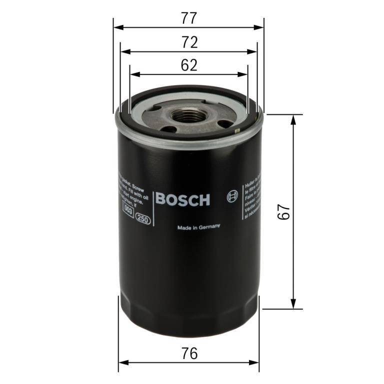 Filtro de aceite BOSCH ref. 0 451 103 300