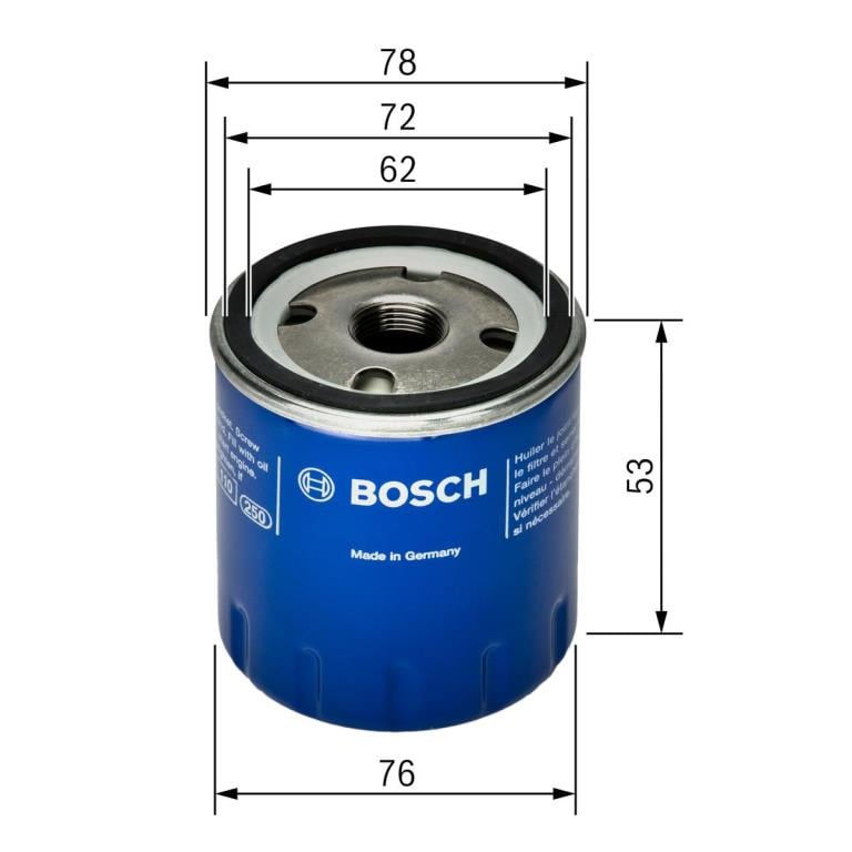 Filtro de aceite BOSCH 0 451 103 336