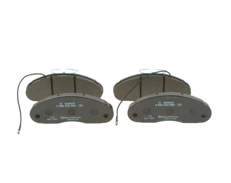 Jeu de 4 plaquettes de frein BOSCH ref. 0 986 424 080