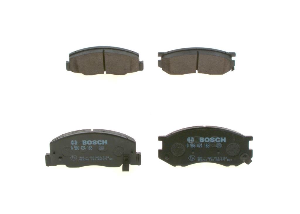Jeu de 4 plaquettes de frein BOSCH ref. 0 986 424 183