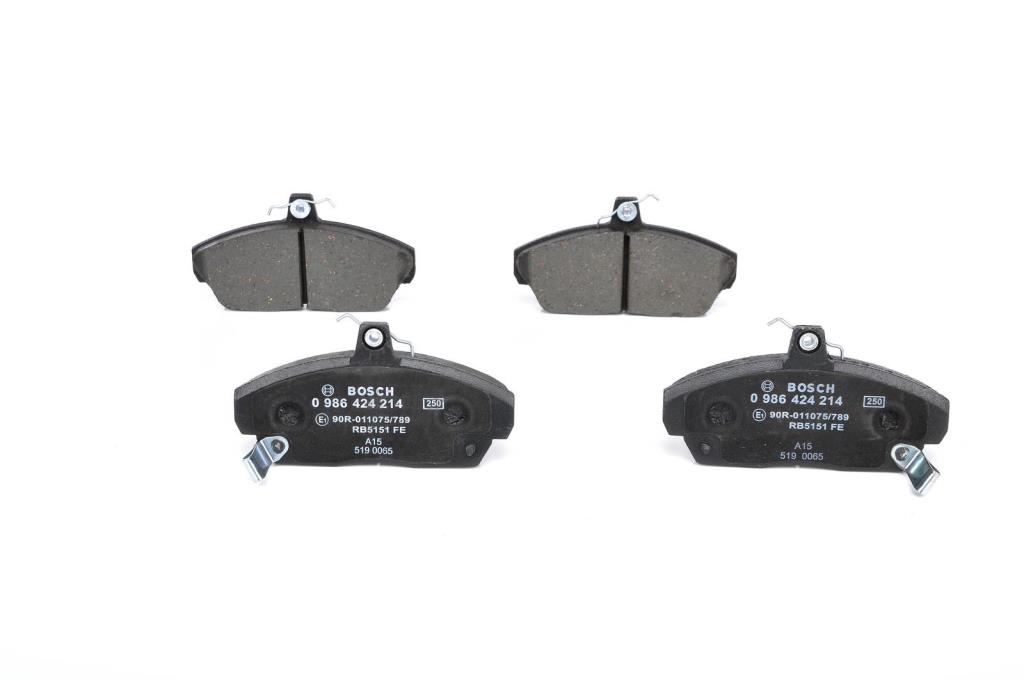 Jogo de 4 pastilhas de travão BOSCH ref. 0 986 424 214